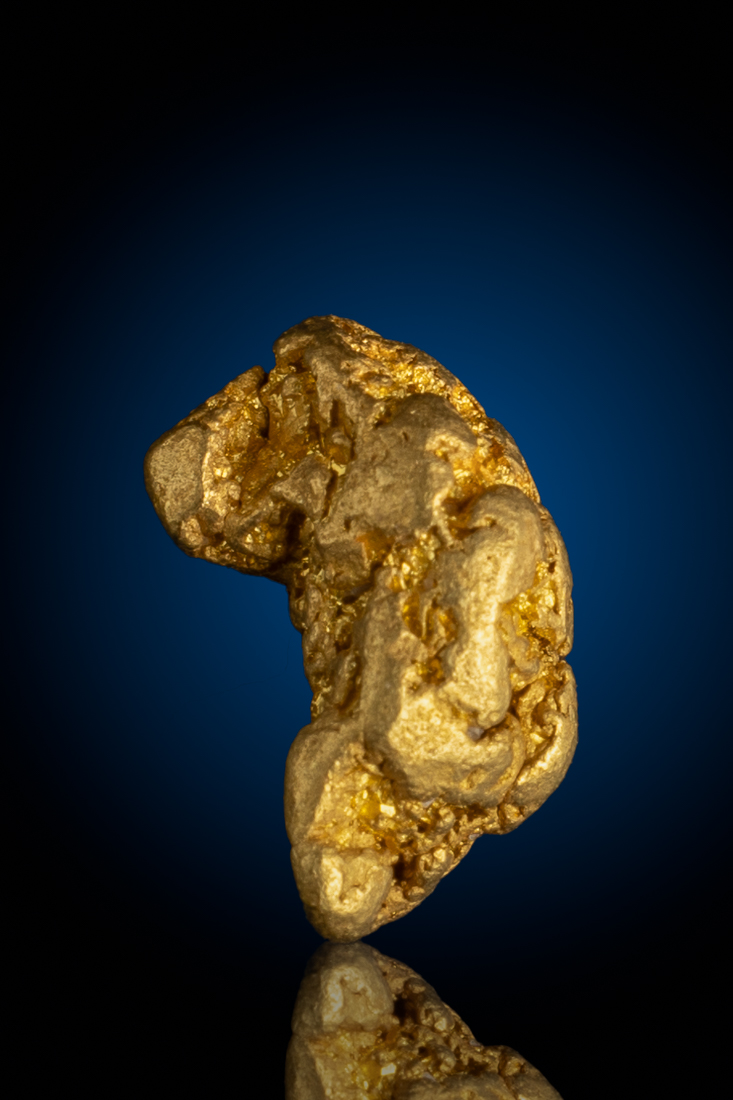(image for) Rare Textured Natural Gold Nugget, American River - 3.57 grams